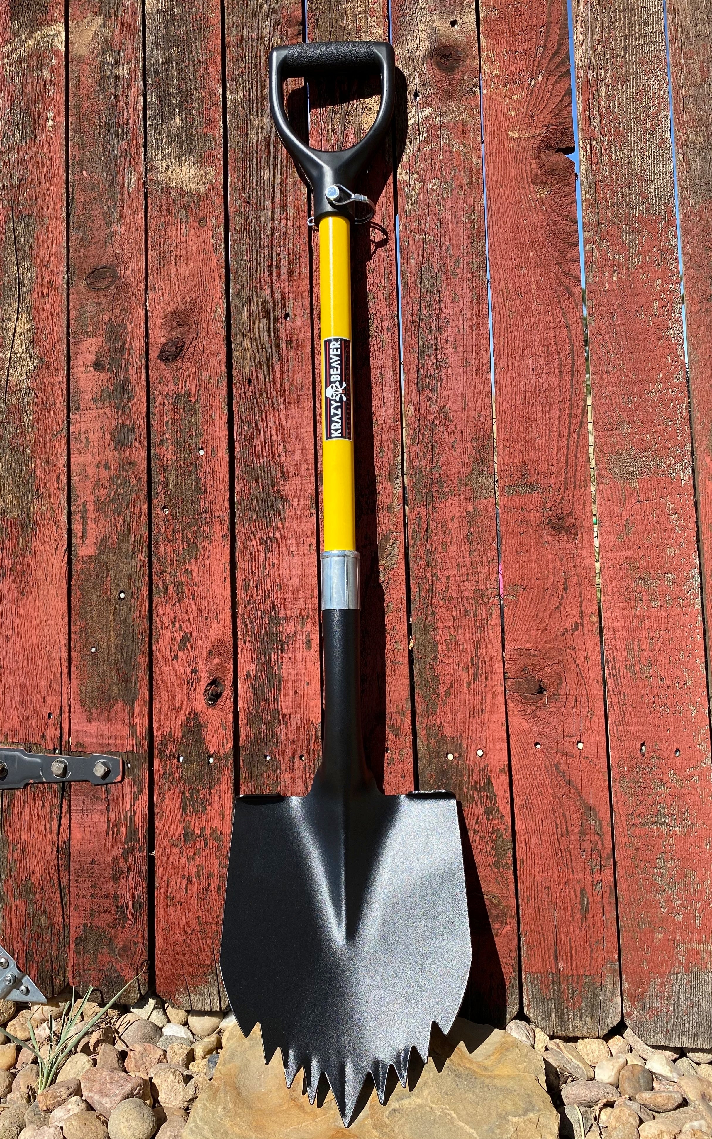 Krazy Beaver Shovel (Black Textured Head / Yellow Handle 45635