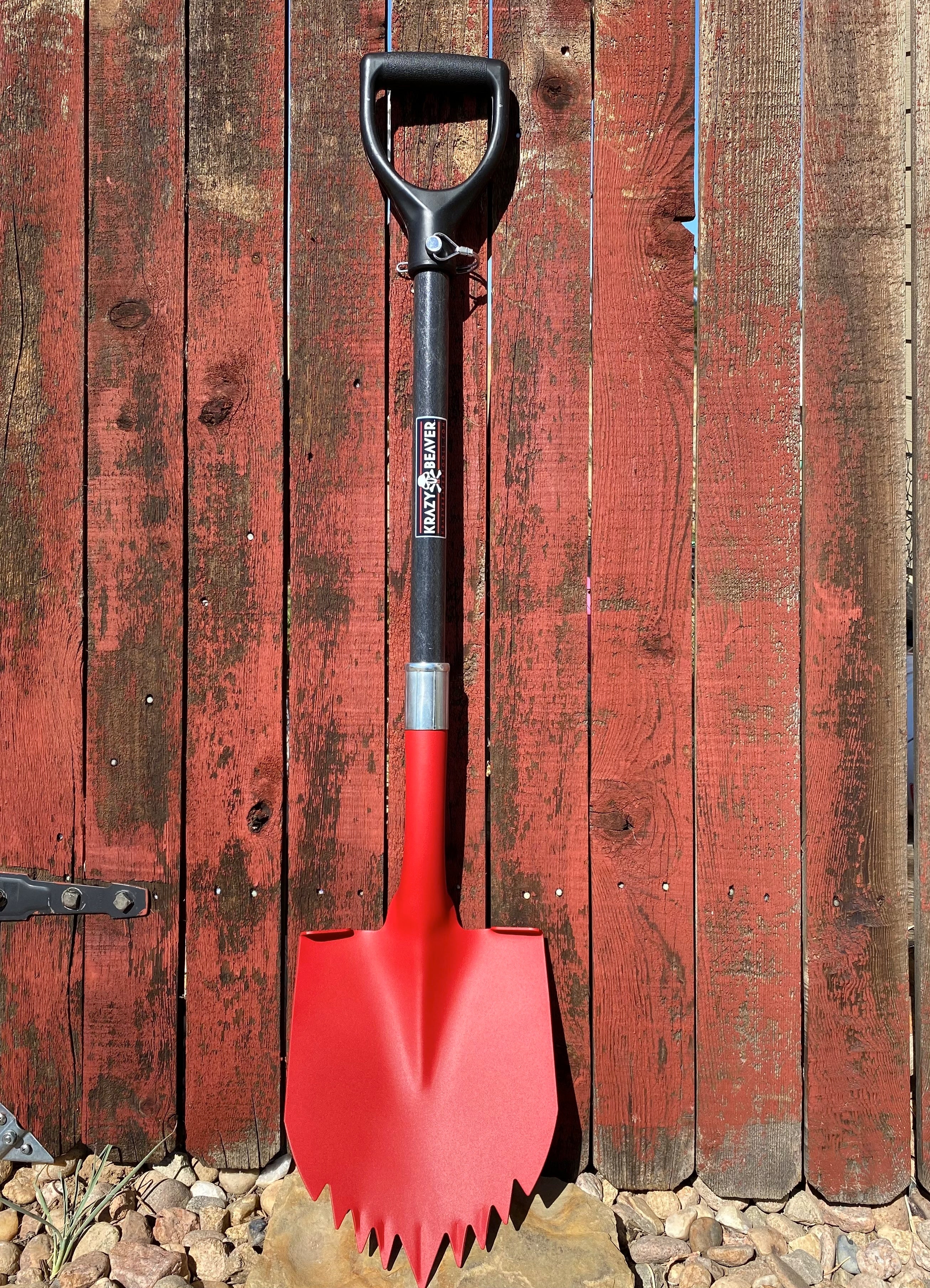 Krazy Beaver Shovel (Textured Red Head / Black Handle 45636